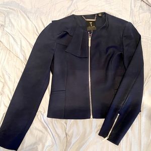 Ted Baker Cropped Jacket with Bow Detail
